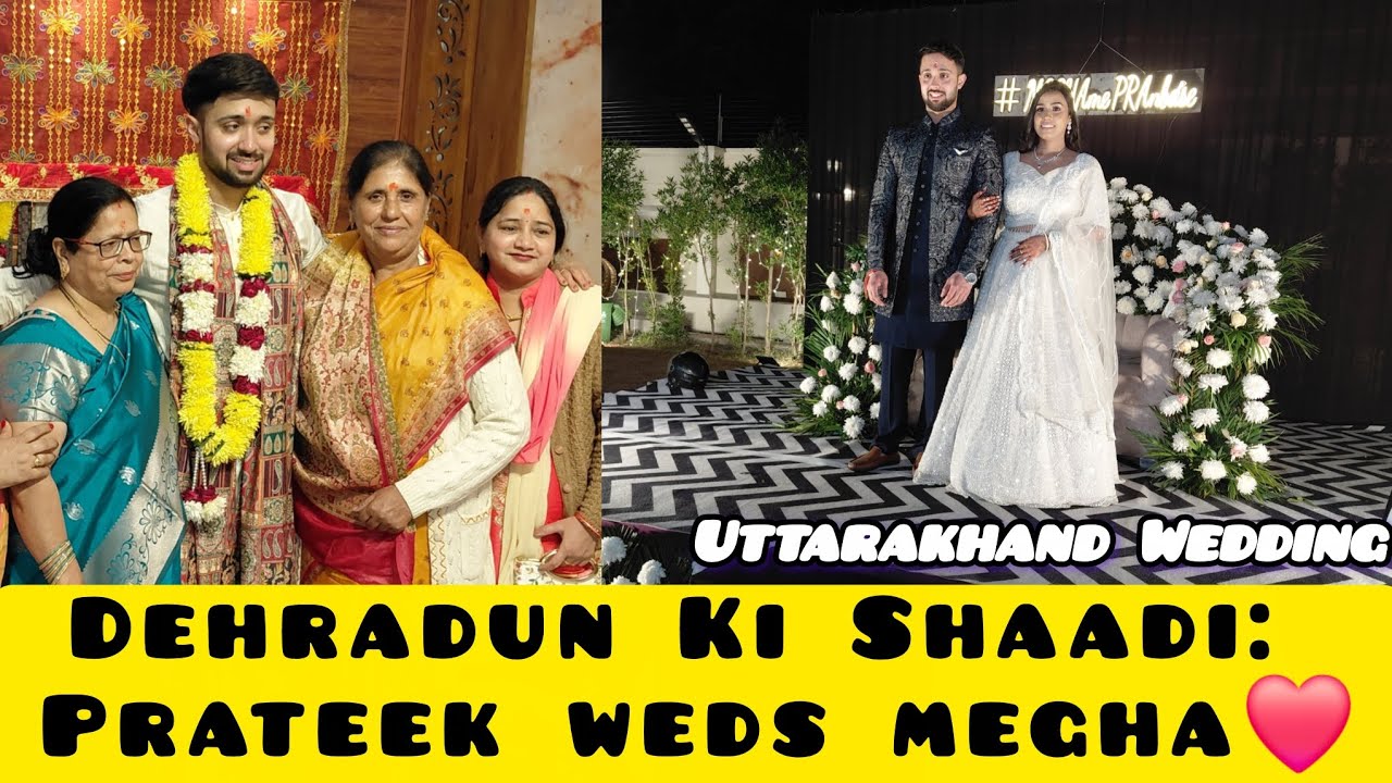 पहाड़ों की गोद में प्यार भरा वधंन: Prateek Weds Megha|| Bhuvneshwari purohit vlogs||
