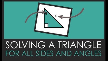 Trigonometry: Solving a Right-Triangle