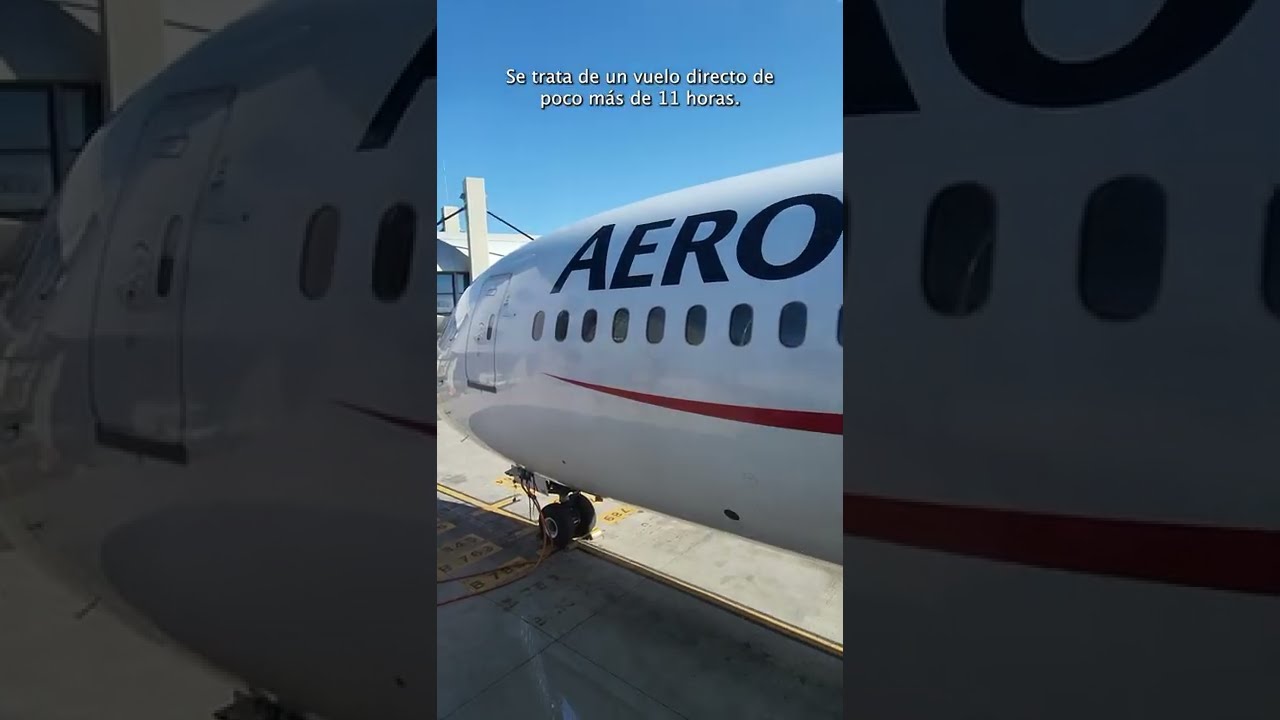 Así es volar con Aeroméxico de Madrid a CDMX