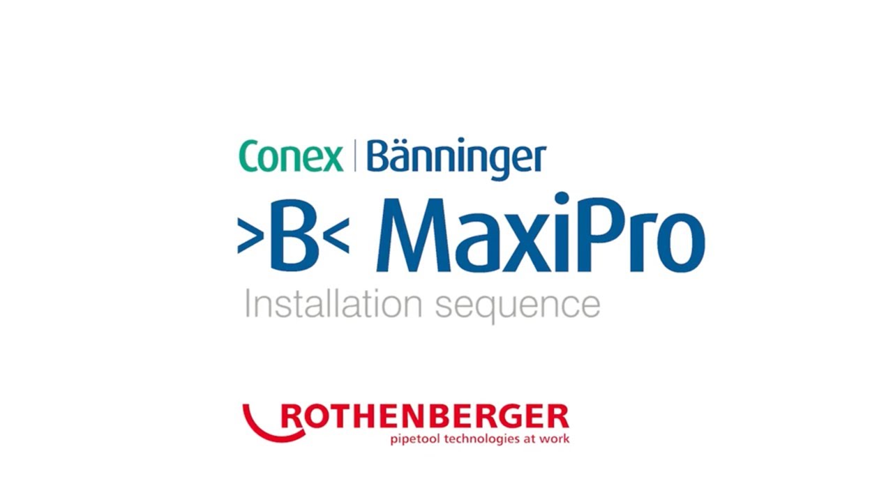 ＞B＜ MaxiPro  Installationsvideo