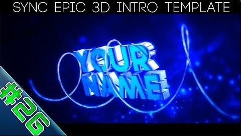~FREE~ Sync 3D Intro Template #26 (Готовое 3D интро)