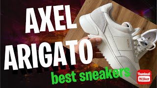 What are the best White Sneakers for everyday use?! Give it a try to: AXEL ARIGATO GENESIS RUNNER!!!