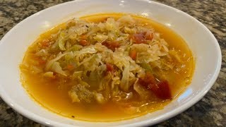 CABBAGE SOUP (Kapuśniak in Polish) – A low carb - high protein Comfort Soup