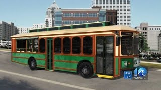 Anita Blanton on Oceanfront trolleys