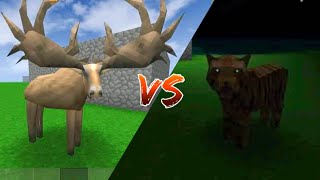 Giant Elk Vs. All Carnivores!! - Survival Craft 2