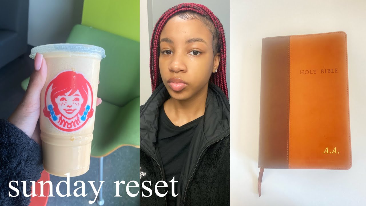 SUNDAY RESET | trying pumpkin spice drink, self care, bible study, deep cleaning