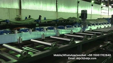 High speed metal deck roll forming machine for Spain with auto stacker