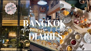 Bangkok diaries : afternoon tea and exploring luxury cafes 💐