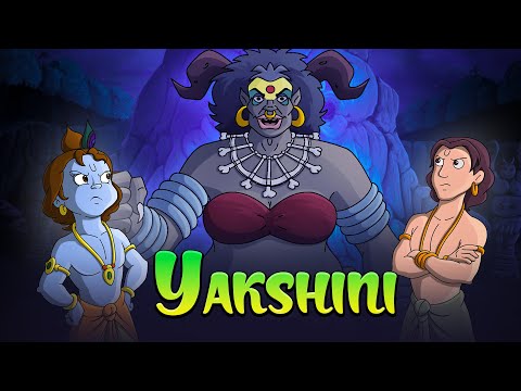 Krishna Aur Balram - यक्षिणी का सामना | Adventure Videos in YouTube | Cartoon for Kids