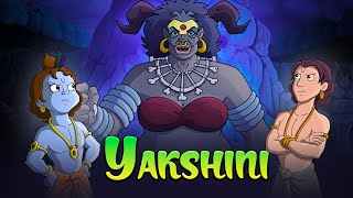 Krishna Aur Balram  यक्षिणी का सामना | Adventure Videos in YouTube | Cartoon for Kids