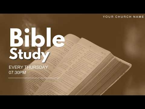 LIVE BIBLE STUDY | Pr Joseph Selvaraj