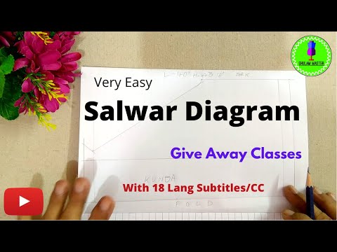 Salwar Diagram | Shalwar | Salwar | Salwar Ki Cutting