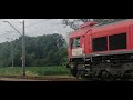Claas 66 z węglarkami przejeżdża przez Palczowice X2Rp1 +mili maszyniści