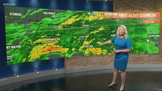Showers and storms Sunday and look for widespread soaking rain | First Alert Weather