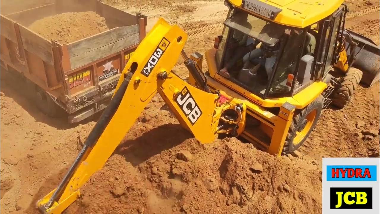 hydra JCB ki ek aur new video JCB machine tractor trali ko karte hue