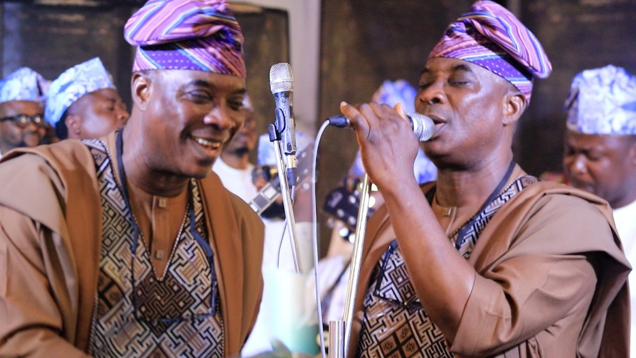 HEAR WHAT K1 DE ULTIMATE SAYS ON STAGE AS OBA DEMOLA ELEGUSHI STORM IN AT OLORI SHERRY 80TH BDAY