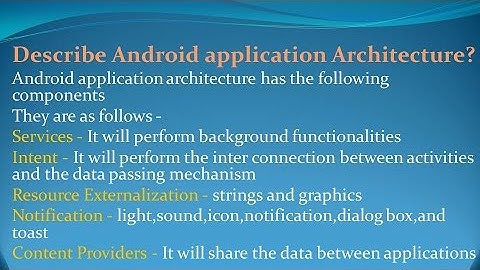 Android Interview Questions and Answers for freshers and experienced– Part 1