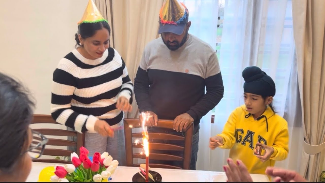 ਦਿਉਰ ਦੀ anniversary ਤੇ ਭਾਬੀ ਨੇ ਦੇਖੋ ਕੀ surprise ਦਿੱਤਾ #bassifamily #punjabivlog ￼￼