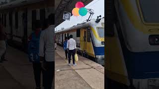 MeMu MeMu part-56. Can we hit 200k? 🚂 #train #indianrailways #automobile #railway #wap4 #memu
