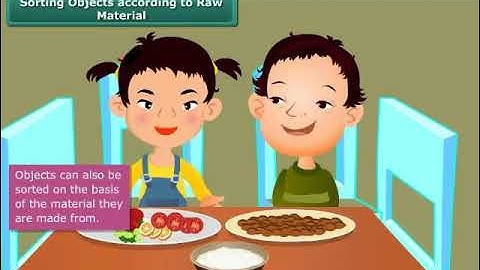 6TH CLASS - SCIENCE - SORTING MATERIALS INTO GROUPS