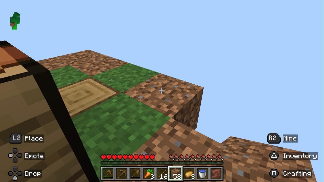 Minecraft: ون بلوك شي مجنون صار معي طاح قروي مهم