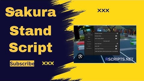 "Sakura Stand Script | Auto Farm, Auto Aim & More! 🚀 Pastebin Ready"