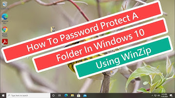 How To Password Protect A Folder In Windows 10 Using WinZip