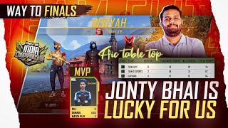 | FFIC HIGHLIGHTS: JONTY BHAI IS OUR LUCKY CHARM🤭| TABLE TOPPER WITHOUT ANY BOOYAH | ICONIC FREEFIRE