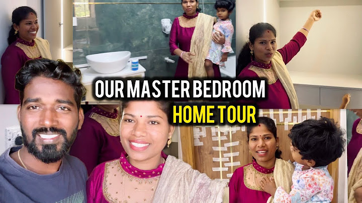 Our Master Bedroom 😍| Home Tour Part 1 | Sangeetha Vinoth | New House Update
