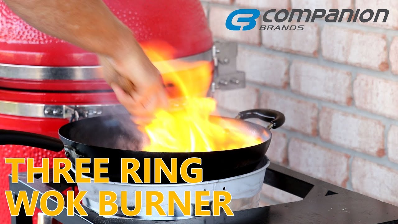 Companion RB40 Three Ring Outdoor Wok Burner Review YouTube