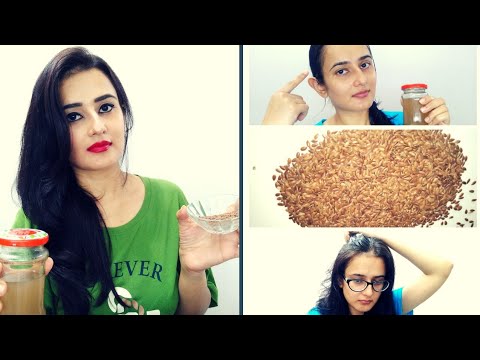 FLAX SEEDS (Alsi) | Benefits For Hair|Get Long, Strong & Shiny Hair| Flax  Seeds Gel | SWATI BHAMBRA - YouTube