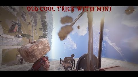 OLD COOL TRICK WITH MINI RUST/РАСТ #gameplay #rust #gamer #streamer #tricks
