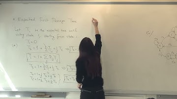EE 306 - Signals and Systems II - Lec. 19-2 - Example for Mean First Passage & Recurrence Times