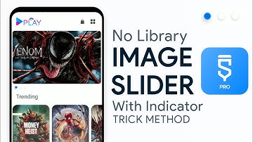 Slider 2021 Sketchware with Indicators NO LIBRARY NO EXTRA BLOCK Simple Trick Method - DreamPLAY DEV