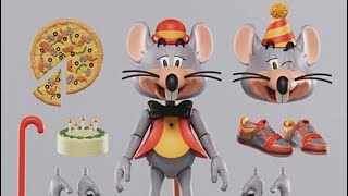 New Chuck E. Cheese 50th Anniversary 1/12 Scale Limited Edition Action Figures New Chuck E. Cheese 50th Anniversary 1/12 Scale Limited Edition Action Figures