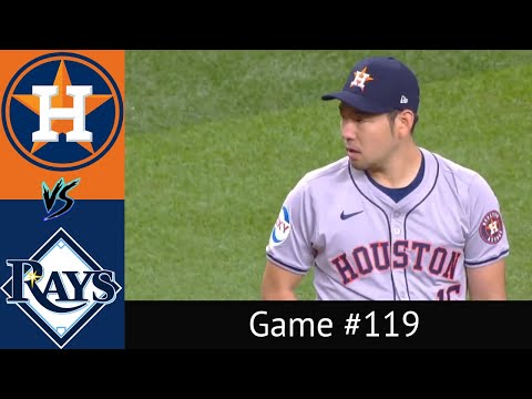 Astros VS Rays Condensed Game 8/13/24