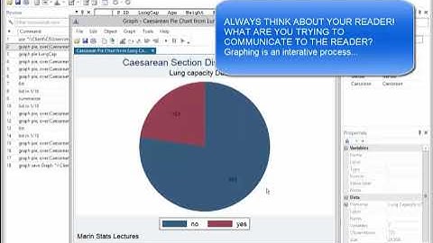 2.2 Stata Video: Graphing  Data - Pie Chart