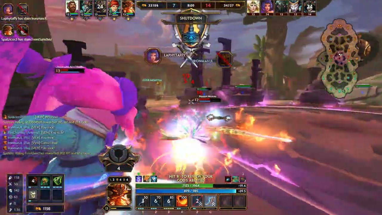 SURTUR, Norse God of the Fire Giants: Smite Gameplay