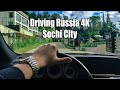 Driving russia 4k  mountain akhun  sochi city