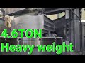 4.6ton Heavy weight chock machining. - Veritcal Lathe, Turning