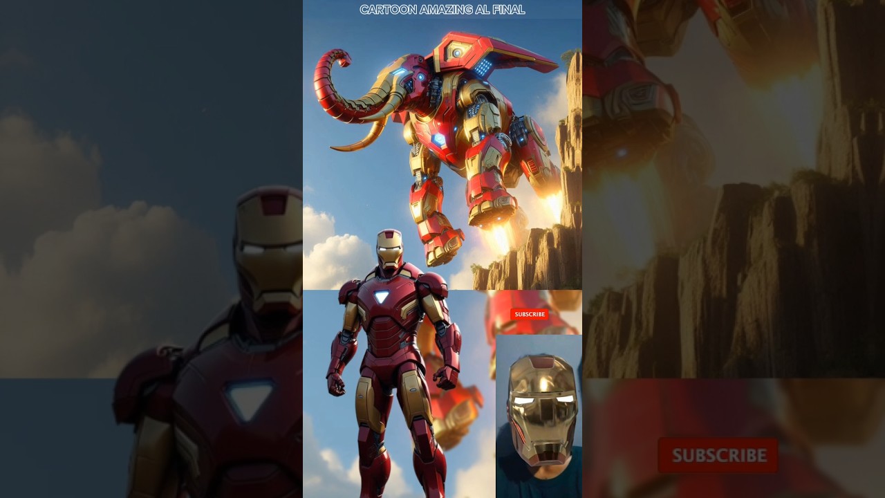 Amazing 😱😱 Superhero Transform Into Elephant Marvel DC All-Character😱😱 