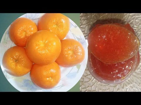 Orange Jam Recipe/Gher may jam bnanay ka tariqa