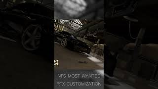 NFS MW RTX Customization #needforspeed #nfsmostwanted #rtxremix