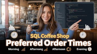 SQL Coffee Shop: Analyze Customer Order Times (Morning, Afternoon, Evening) with Pivot & UnPivots