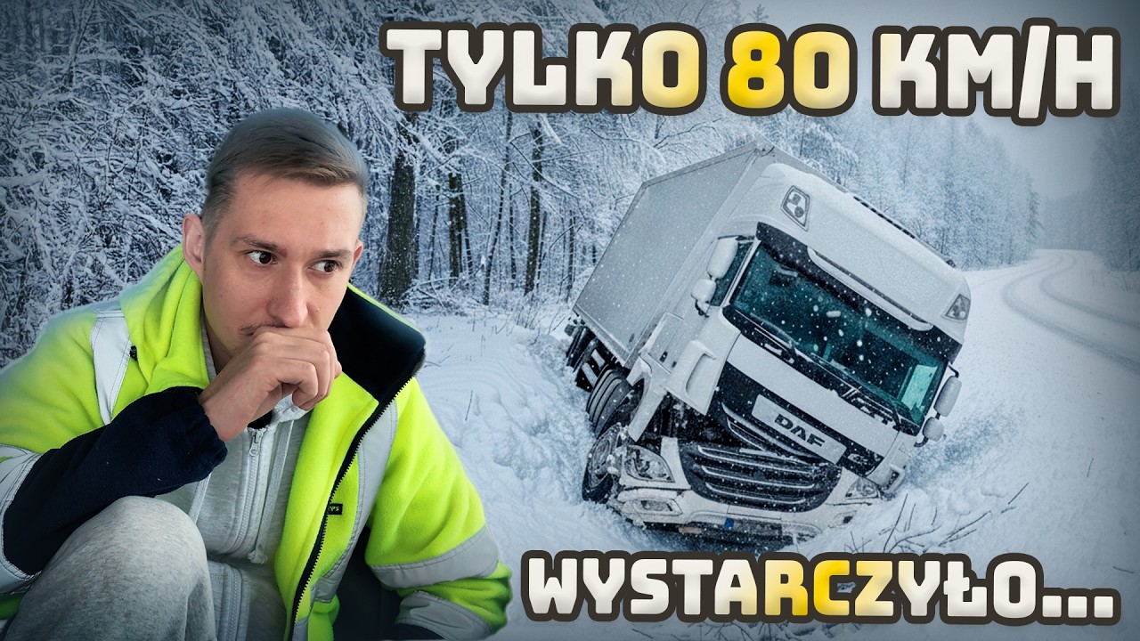 Zima Zaskoczyła Kierowcę DAFa i... - GAFA