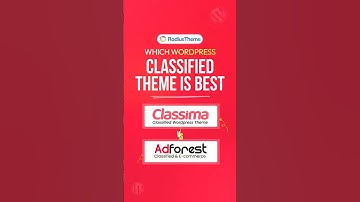 Classima vs AdForest: Best WordPress Theme for a Classified Website? #classifiedads #directory