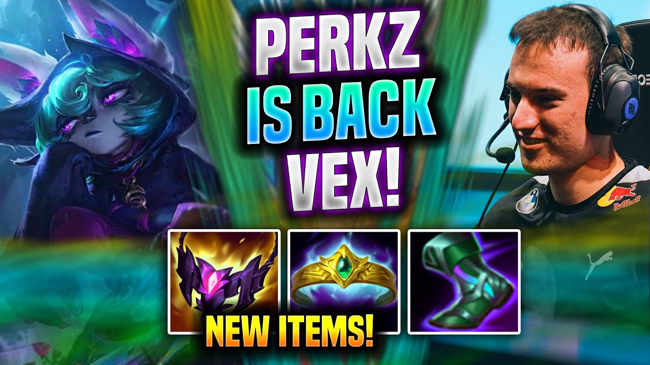 PERKZ BRINGS BACK VEX WITH NEW ITEMS! - Perkz Plays Vex MID vs Xerath! | Preseason 2022