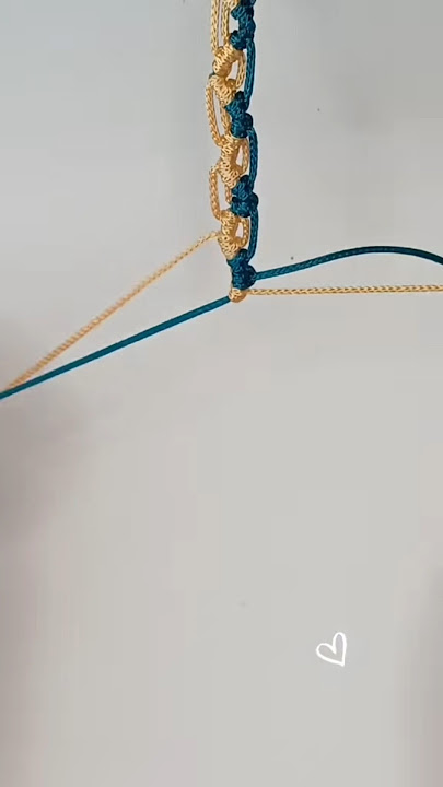 Easy  macrame knot Bracelet #diy #bracelet #macrame #knitting  #crafts