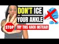 Best Ankle Sprain Treatment | Hack For Swollen Ankles!!