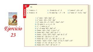 Algebra de Baldor: Ejercicio 23 - Completo